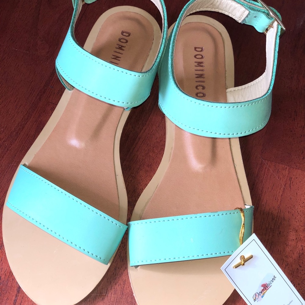 handmade leather sandals . From Colombia
